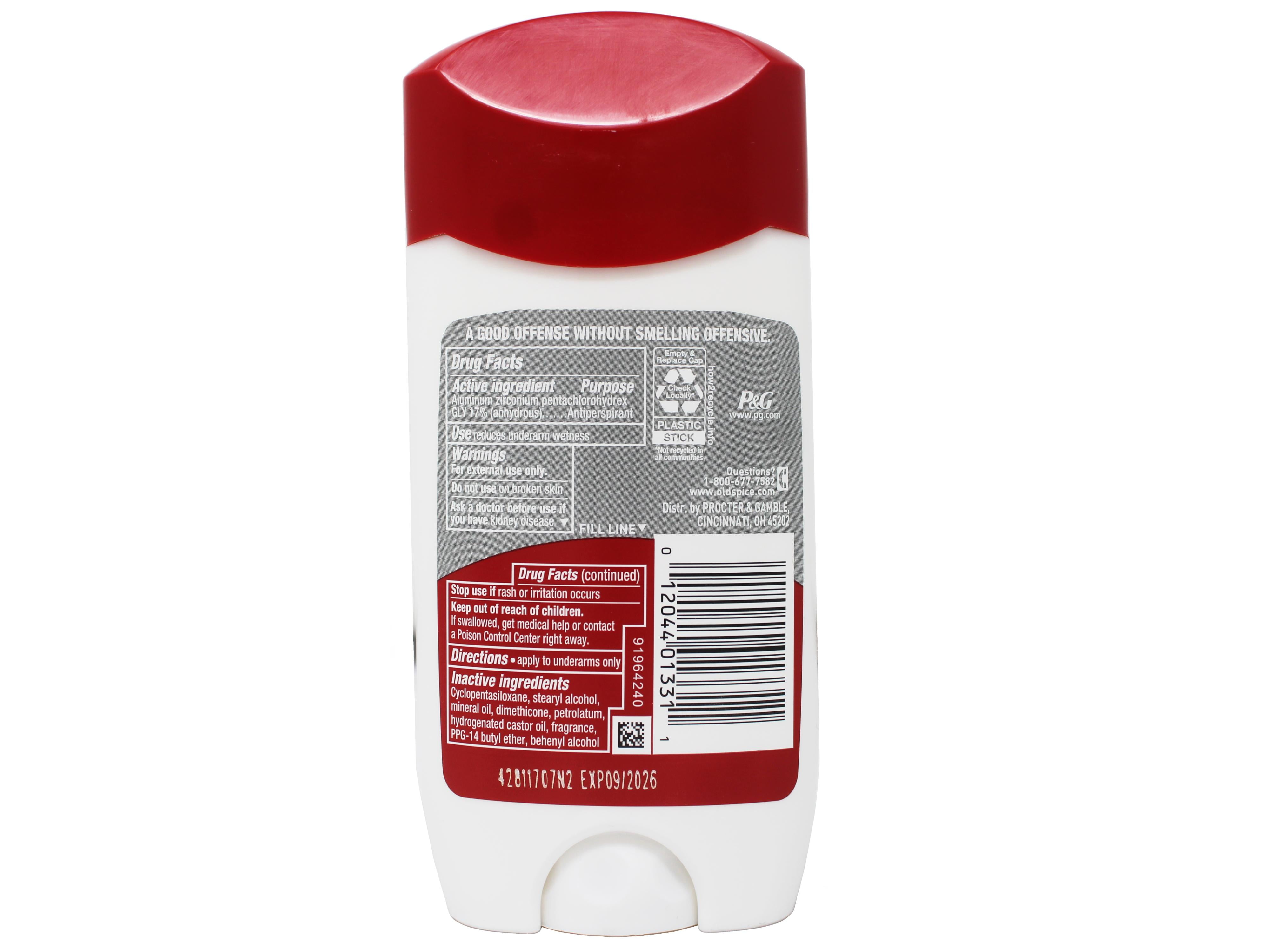 14 Pack - Old Spice Men's High Endurance Game Day Anti-Perspirant Deodorant Invisible Solid, 3 Ounce
