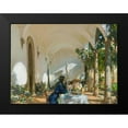 thumbnail image 2 of Sargent, John Singer 24x19 Black Modern Framed Museum Art Print Titled - Breakfast in the Loggia, 2 of 5