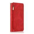 thumbnail image 6 of SaniMore iPhone 14 Pro Case (6.1" 2022) with Zipper Wallet & Wrist Strap & Magnetic Closure Card Slots Kickstand Shockproof Anti-drop Slim Full-around Protective Business Cover, Red, 6 of 15