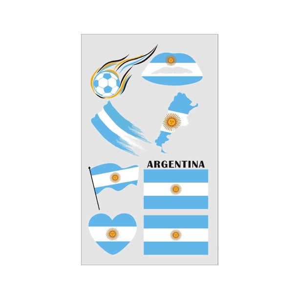 Flag Temporary Tattoos Suitable For Various Football Matches And Cheerleading Events Temporary Face Tattoos