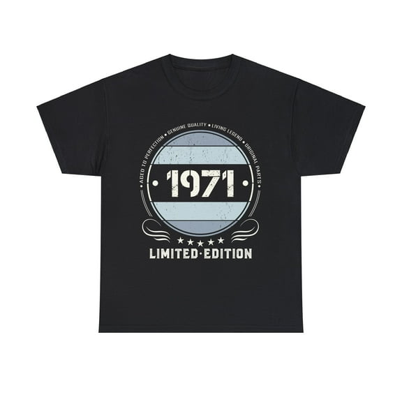 Vintage 1971 T Shirts for Men Retro Funny 1971 Birthday Men Shirts Big and Tall Plus Size