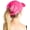 Hot Pink, variant on Women’s Ponytail Hat - High Ponyback & Messy Bun Baseball Cap - Olive