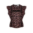 thumbnail image 5 of Jessica Simpson Women’s Bowie Cotton Blouse with Ruffle Sleeves, Sizes XS-XL, 5 of 6