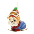 thumbnail image 3 of Melrose Glittered Snowboarding Dog Ornament Set of 6, 3 of 3