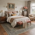 thumbnail image 2 of KUETH Modern 9x12 Area Rugs for Living Room, Non Slip Machine Washable Retro Rugs, Low Pile Chenille Print Rug for Bedroom, Dining Room, Home Office, 2 of 4