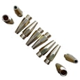 thumbnail image 2 of 10pcs Compatible Sandblasting Gun Replacement Metal Nozzles, Compatible with Blast Gun Kit FP, 2 of 3