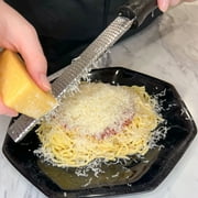 Microplane Classic Stainless Steel Zester and Cheese Grater - Black