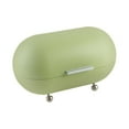thumbnail image 4 of GROWTH TANK Bread Food Storage Box Counter Bread Box Bread Storage Container Metal Bread Box green, 4 of 9