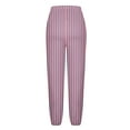 thumbnail image 5 of Maean Womens Lounge Pants Elastic Waist Comfy Loose Causal Bottoms Soft Stretchy Sleepwear Pajamas Striped Pant, 5 of 6