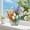 D, variant on Lunxisen 2 Pcs Easter Flower Egg Sea Glass Window Hanging Spring Farmhouse Decor Ornament Gift for Home Garden(20cm)