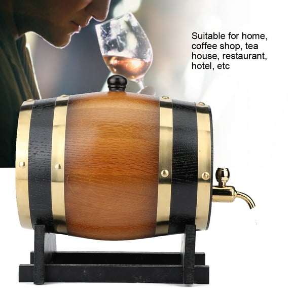 Whiskey Barrels Barrel, Wine Barrel, Wine Barrels Large Capacity 3L Wooden Barrels For Coffee Shop Tea House Restaurant For Home