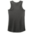 thumbnail image 3 of Women's NASCAR Heather Charcoal Name & Number Racer Back Tri-Blend Tank Top, 3 of 3