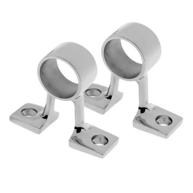 Paquete de 2 Accesorios para Pasamanos Inoxidable 316 de Grado Marino, Soporte Central de 90 degree, Tubo de 1 (25 Mm) Zulema Soporte del Centro de Barco Marino