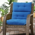 thumbnail image 2 of 1/2/4 pcs 44x21 inch Outdoor Chair Cushion High Back Rocking Chair Cushions Patio Garden High Rebound Foam Waterproof Polyester Seat Cushions,Soft Polyester Fill, 2 of 7