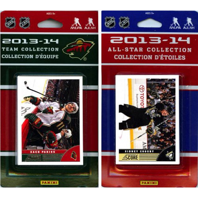 CI Collectables NHL Minnesota Wild Licensed 2013-14 Score Team Set and All Star Card Set
