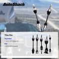thumbnail image 3 of AutoShack Rear CV Axle Shaft Left or Right Replacement for 2012-2013 Kia Sorento 2010-2012 Hyundai Santa Fe 1-PC, 3 of 5