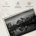 thumbnail image 6 of Elephant Stock Monochromatic Mountain Wall Art - Horizontal Canvas Wall Art - Living Room Wall Decor - Nature Canvas - Gray And White Decor - 24" x 16", 6 of 8
