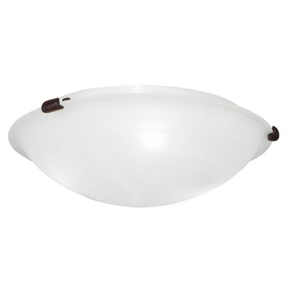 3 Light Flush Mount in Contemporary Style 16.5 inches Wide By 4 inches High-Bronze Finish Bailey Street Home 218-Bel-1653958