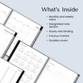 thumbnail image 3 of Blue Sky 2025 Weekly OIF8&nbsp;and Monthly Planner Calendar, January - December, 8.5" x 11", Flexible Cover, Laminated Tabs, Wirebound, Storage Pocket, Enterprise, 3 of 3