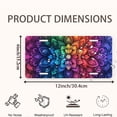 thumbnail image 2 of Colorful Mandala Funny Personalized License Plate Rust-proof Stainless Steel Metal License Plate Suitable For Men And Women 12.2" x 6.2", 2 of 7