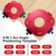 thumbnail image 4 of Arc Angle Positioning Template, Router Corner Radius Template, 10-25R, 4 of 5