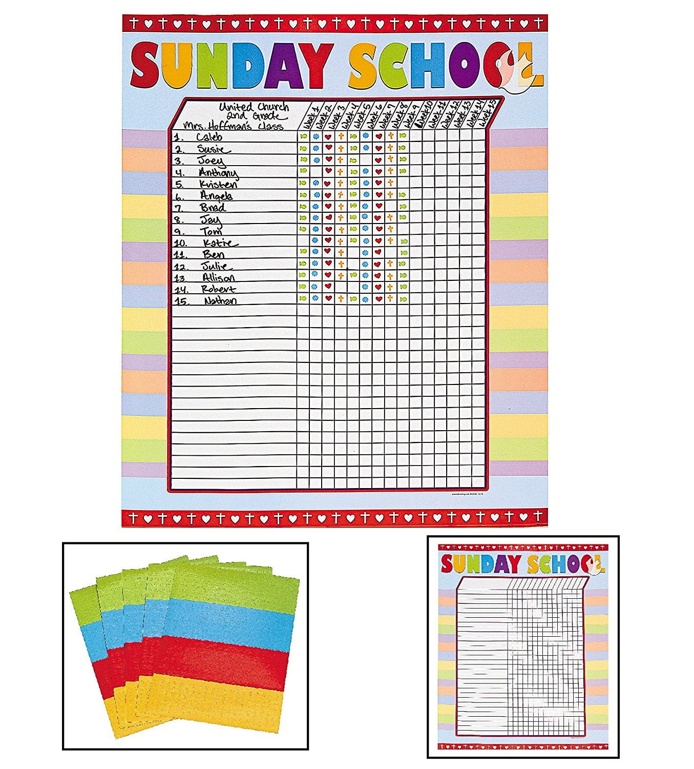 Free Sunday School Attendance Chart Ideas