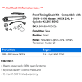 thumbnail image 2 of Front Timing Chain Kit - Compatible with 1989 - 1990 Nissan 240SX 2.4L 4-Cylinder KA24E SOHC, 2 of 2