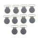 thumbnail image 2 of Pinzas Espaciadoras Sunnimix 10 Piezas Pinza De Suspensión Para Pinzas Babero Gris, 2 of 8