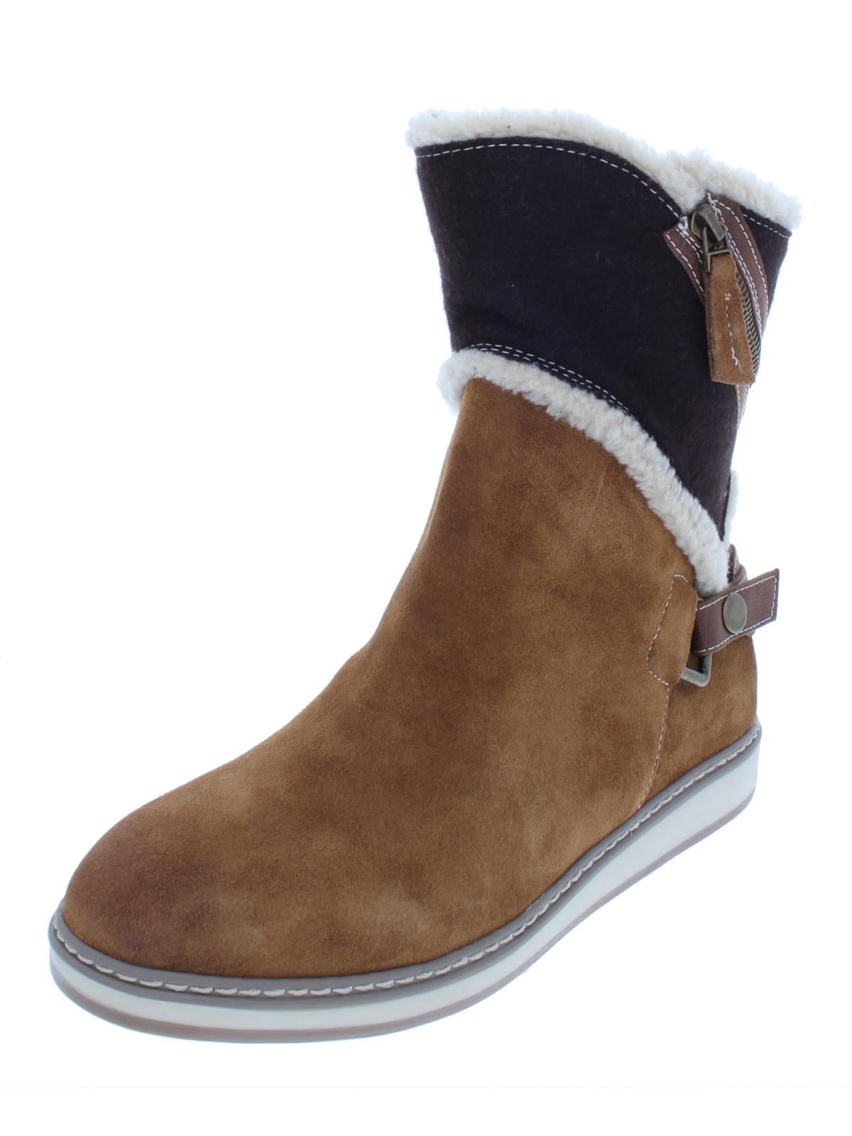white mountain suede booties