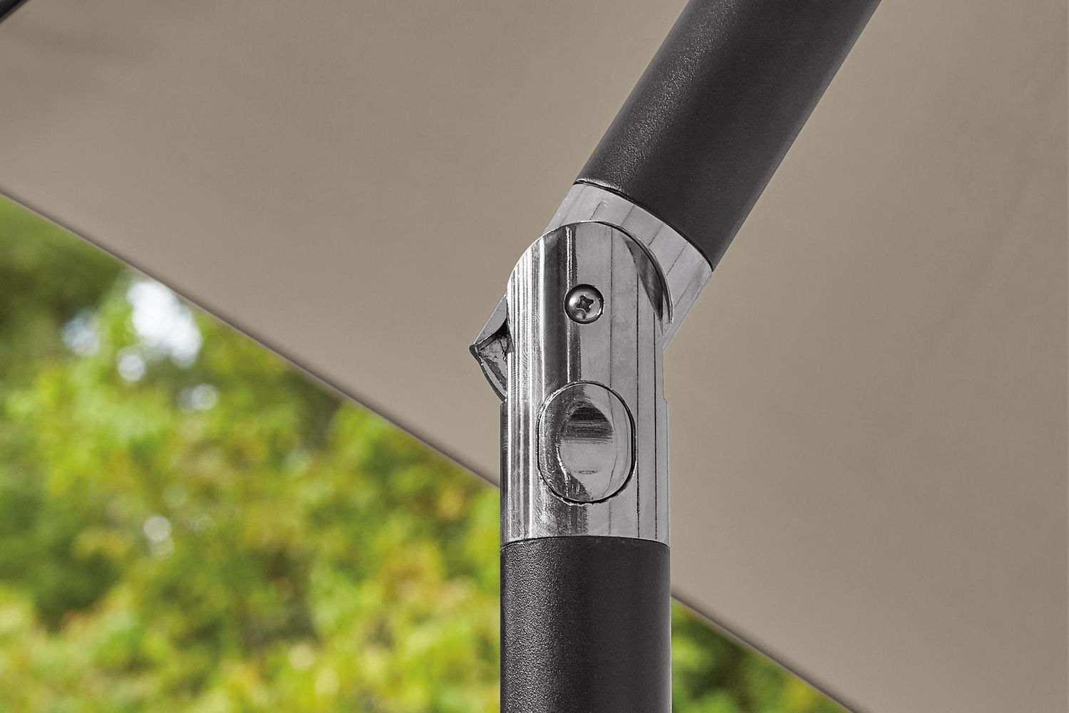 HOMETRENDS 9 ft. Round Market Patio Umbrella