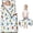 Robot and Wrenches White Pattern, variant on Robot and Rockets Red Pattern Teens Toddler Nap Mat with Pillow, Sleeping Mat Bag for Preschool Daycare 59"x22"