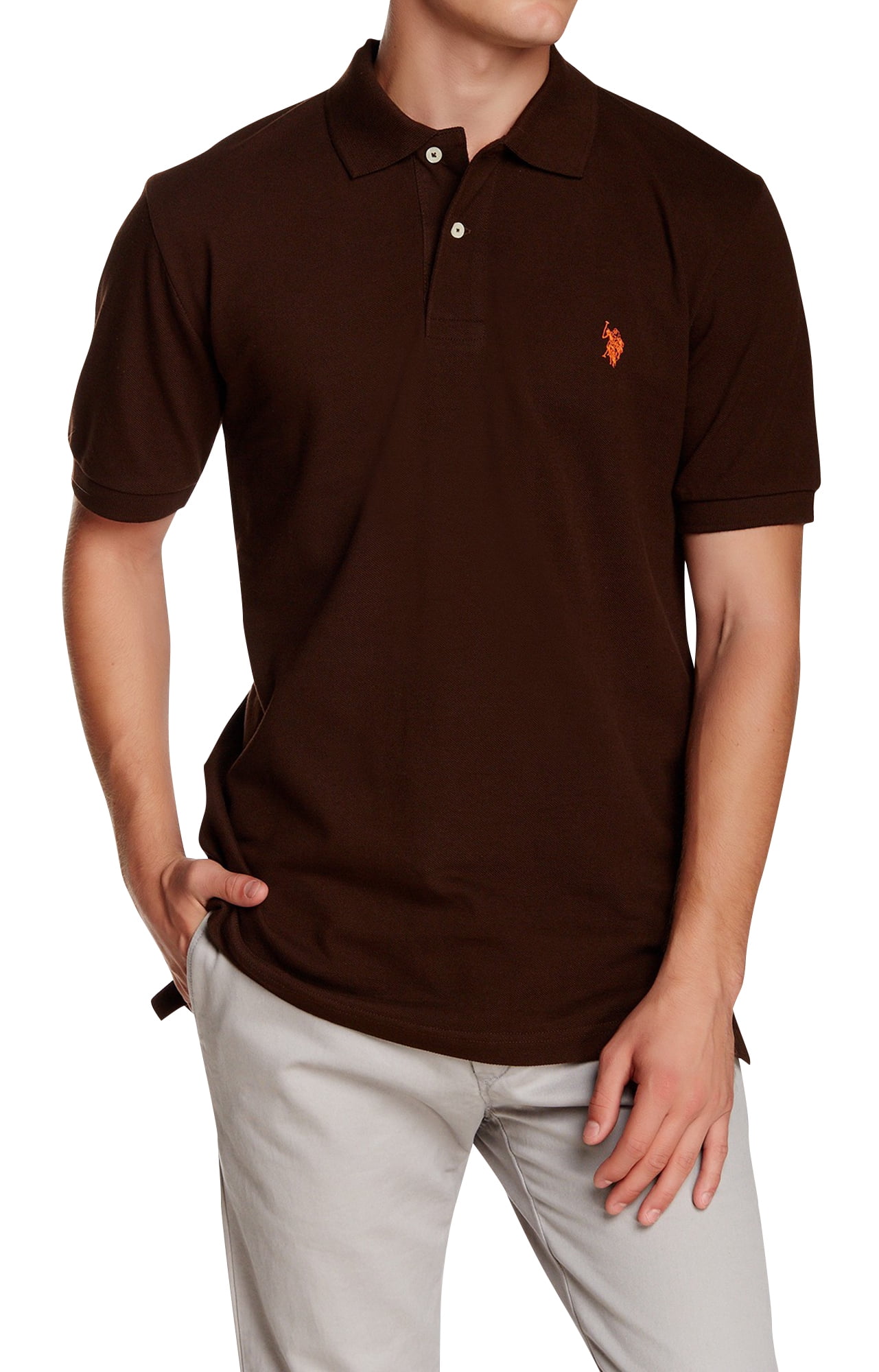 Joes USA Mens Core Classic Pique Polo Shirt in Regular Big /& Tall