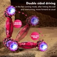 thumbnail image 3 of Gesture Sensing RC Stunt Car,2.4GHz 4WD Double Sided 360°Rotating Off Road Vehicle with Lights Music,RC Stunt Car Toys for Boys Girls,Rose Red, 3 of 8