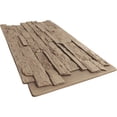 thumbnail image 2 of Ekena Millwork 49"W x 25 1/2"H x 1 1/4"D Acadia Ledge Stacked Stone, EverStone Faux Stone Siding Panel, Valley Spring, 2 of 9