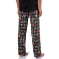 thumbnail image 4 of Mortal Kombat Pajama Lounge Pants Men's Allover Character Squares Design Adult Loungewear, 4 of 5