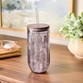 thumbnail image 2 of Better Homes & Gardens 21 oz Fluted Tritan Sipper, Purple, 2 of 4