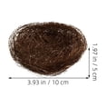 thumbnail image 2 of BESTYASH 12Ud Nido Decorativo Artificial Color Marrón Ideal Para Fotografía Y De Pájaros, 2 of 6