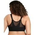 thumbnail image 2 of Glamorise Womens Magic Lift Front-Close Wirefree Posture Bra, 50K, Black, 2 of 7