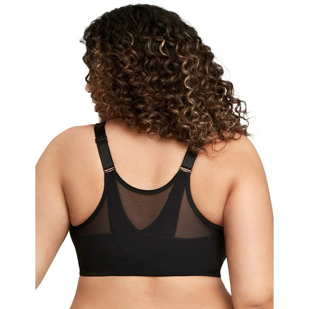 Breathable Hunchback Gather Front Closure Push Up Bra - Power Day Sale