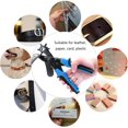 thumbnail image 5 of Alicates perforadores de cuero con 2 placas perforadoras extra grandes y práctica regla, alicates multidimensionales para tabletas, perfectos para cinturones, manualidades, etc.BO003, 5 of 5