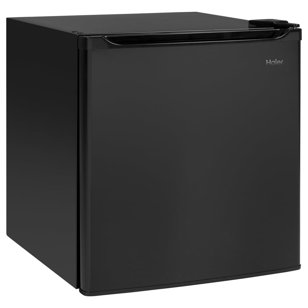 Haier 1.7 Cu Ft Single Door Compact Refrigerator QHE02GGMBB, Black