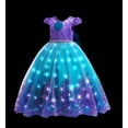 thumbnail image 1 of Vestido de princesa con luz LED para niñas, disfraz de Elsa, Anna, elfo, Rapunzel, ropa de fiesta de cumpleaños para niños, Cosplay de Halloween, Cenicienta congelada, 1 of 3