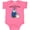 Hot Pink, variant on Inktastic Happy Birthday, Papa- Cute Penguins Boys or Girls Baby Bodysuit