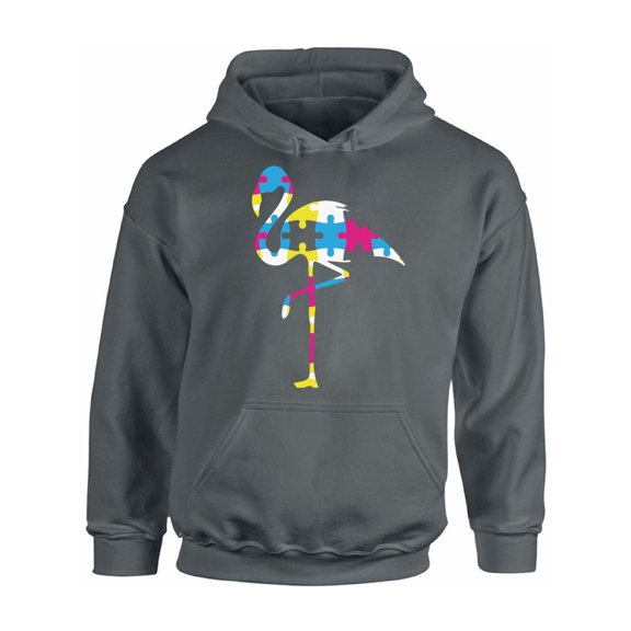 Awkward Styles Autism Flamingo Puzzle Hooded Sweatshirt Autism Hoodie Autism Awareness Sweater Hooded Autism Puzzle Hoodie Sweater Autism Support Hoodie Autism Awareness Gifts Autism Sweater Women