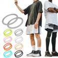 thumbnail image 3 of 2-Pack Patellar Tendon Support Straps, Adjustable Silicone Pad Knee Bands for Basketball, Running and Hiking, 3 of 7