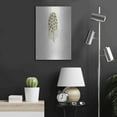 thumbnail image 6 of Luxe Metal Art 'Feather 10' by Incado, Metal Wall Art, 16"x24", 6 of 9