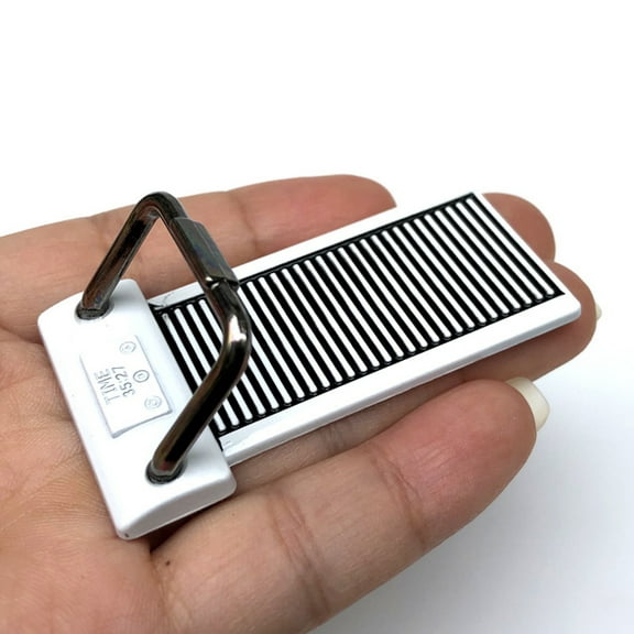 Soimiss Miniature Doll House Furniture Metal Treadmill Model for Decor 3.5 x 2.5 x 1.5 inches