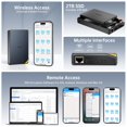 thumbnail image 2 of SSD externo portátil SSK de 2 TB con punto de acceso Wi-Fi, almacenamiento en la nube, 2 of 7