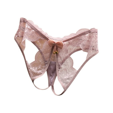 Midwennn Sexy Passionate and Underwear for Women In Large Size Lace Hollow No Takeoff War Robe Teasing Transparent Triangle Pants Sheer Lingerie for Women