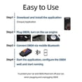 thumbnail image 3 of OBD2 Scanner ELM327 Car Diagnostic Detector Code Reader Tool V1.5 WIFI Bluetooth OBD 2 for Android IOS Auto Scan Repair Tools, 3 of 4